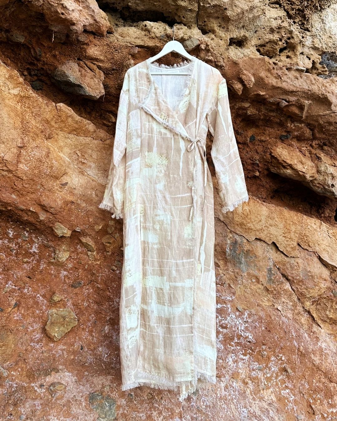 The Wrap Dress - Blush Sand